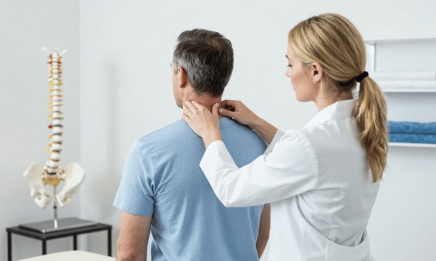Neck and back assessment for spinal pain relief